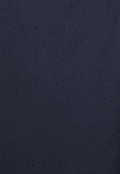 Edc By Esprit OPEN STRUCTURE - T-Shirt Print - Navy -Edc By Esprit ec3a3546352b45bf8685367fba766996