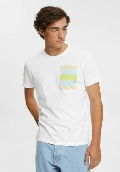 Edc By Esprit REGULAR FIT - T-Shirt Print - New White