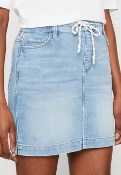 Edc By Esprit JOGG SKIRT - Minirock - Blue Light Wash -Edc By Esprit f5f157ab31c04da4bde9f1aae4f8c5c7