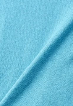 Edc By Esprit BASIC CREWNECK - Strickjacke - Turquoise -Edc By Esprit f6430cd76cfe4332a6f45ff59366182a