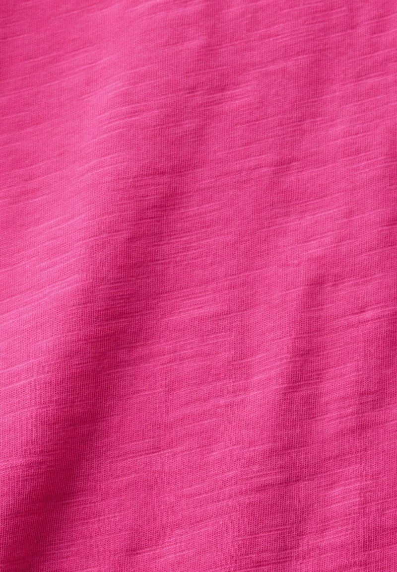 Edc By Esprit SLUB V-NECK - T-Shirt Basic - Pink Fuchsia 8 Edc By Esprit SLUB V-NECK - T-Shirt Basic - Pink Fuchsia – Bild 6
