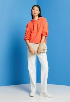 Edc By Esprit Sweatshirt - Coral Orange -Edc By Esprit fa8e11e4198b4ea08e175c5c071ba9d1