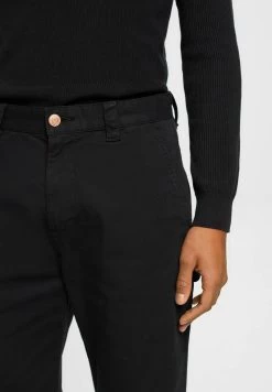 Edc By Esprit VINTAGE - Stoffhose - Black -Edc By Esprit faade352a81f42cd93215f69150ea7bc