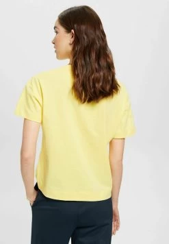 Edc By Esprit T-Shirt Print - Light Yellow -Edc By Esprit fe3c60952e5b40bcbfe3179a5186ec8a