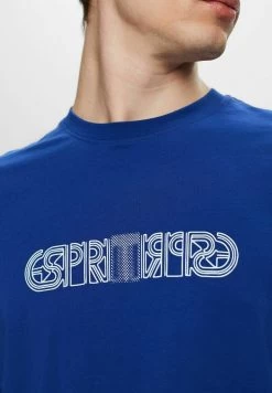 Edc By Esprit MIT LOGO-PRINT IN LOCKERER PASSFORM - T-Shirt Print - Ink -Edc By Esprit feee17b03b31412891e39f1a9da921b8