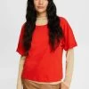 Edc By Esprit T-Shirt Basic - Orange Red -Edc By Esprit ffcd66ca34b04e8ea359f03d717c1643